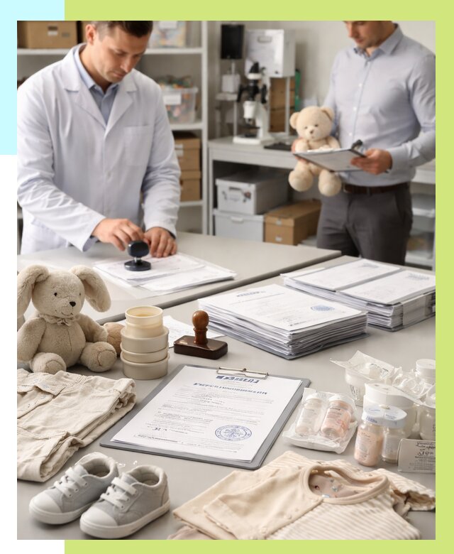 Сертификация детских товаров в Устях-Лабинске от 15324 р. | Алешин-Улб