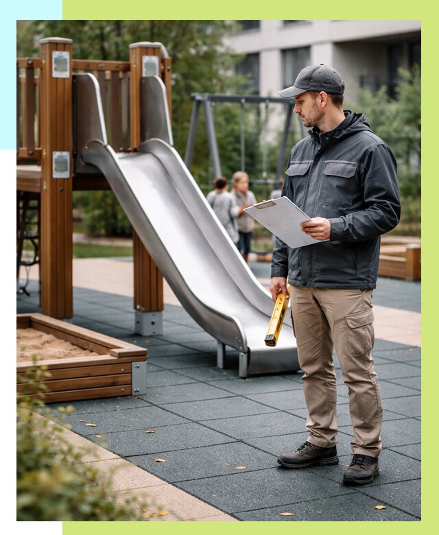 Сертификация детских площадок в Устях-Лабинске от 25540 р. | Алешин-Улб