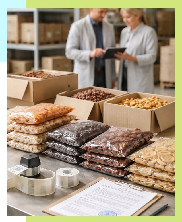 Сертификация сухофруктов в Устях-Лабинске от 12259 р. | Алешин-Улб под ключ