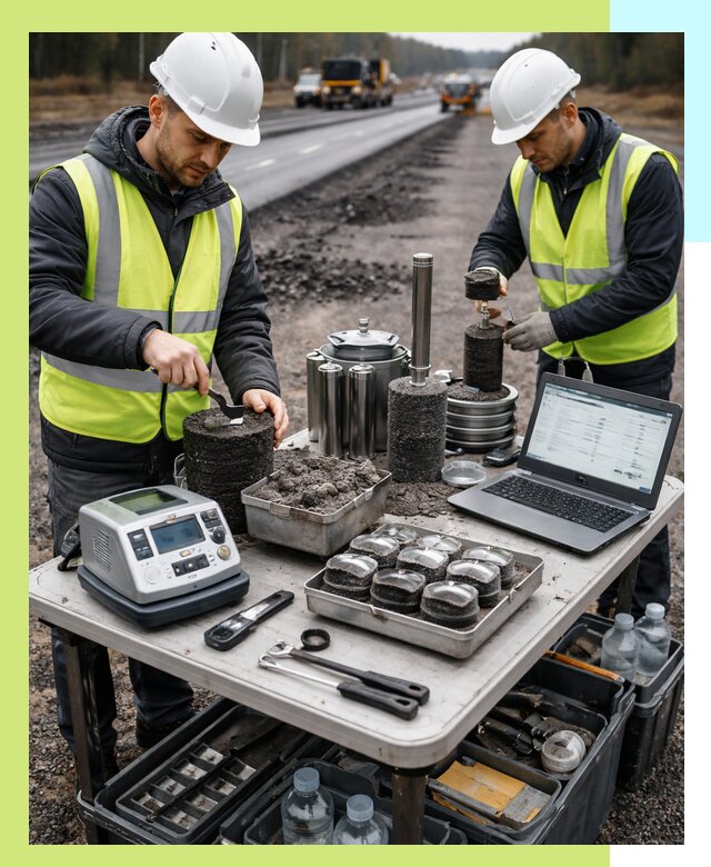 Сертификация асфальта: испытания и подтверждение в Устях-Лабинске