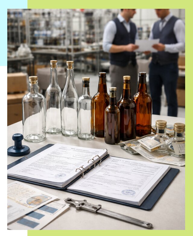 Сертификация стеклянных бутылок в Устях-Лабинске от 25540 р. | Алешин-Улб
