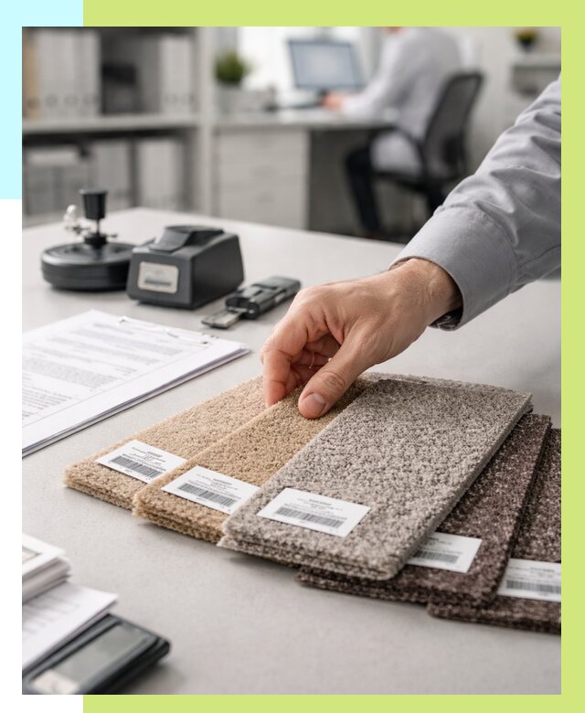 Сертификация ковролина в Устях-Лабинске от 15324 р., Алешин-Улб