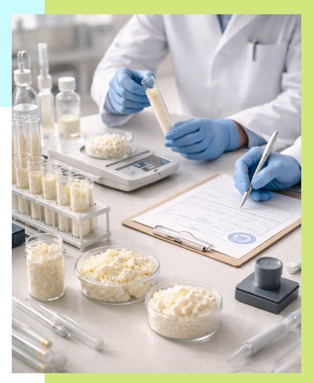 Сертификация творога в Устях-Лабинске от 12259 р. под ключ | Алешин-Улб