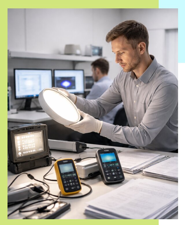 Сертификация светильников в Устях-Лабинске: испытания и оформление