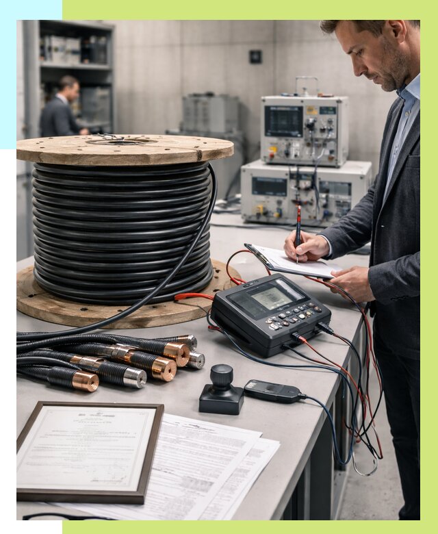 Сертификация кабеля в Устях-Лабинске от 8173 р. срочно | Алешин-Улб