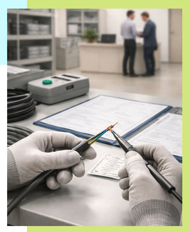 Сертификация провода в Устях-Лабинске от 18389 р. в Алешин-Улб