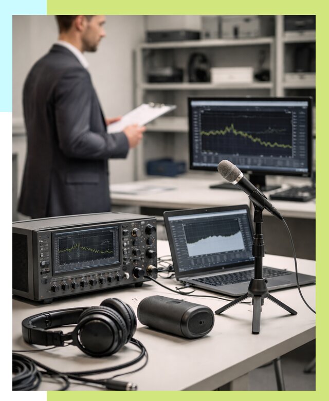 Сертификация аудиотехники в Устях-Лабинске от 15324 р., Алешин-Улб