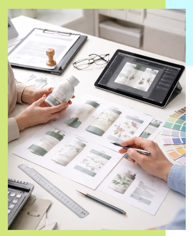 Профессиональная разработка дизайна и текста этикетки продукции в Устях-Лабинске