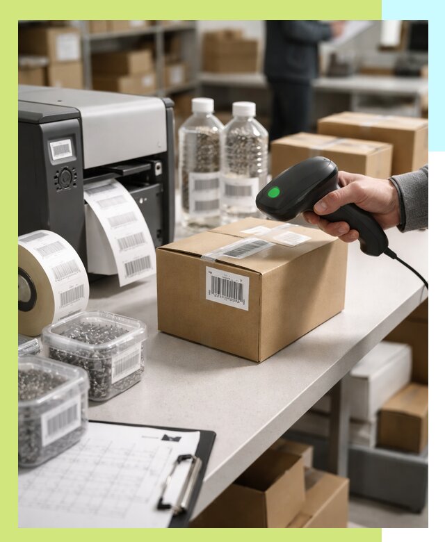 Штрихкодирование продукции и маркировка для продажи в Устях-Лабинске