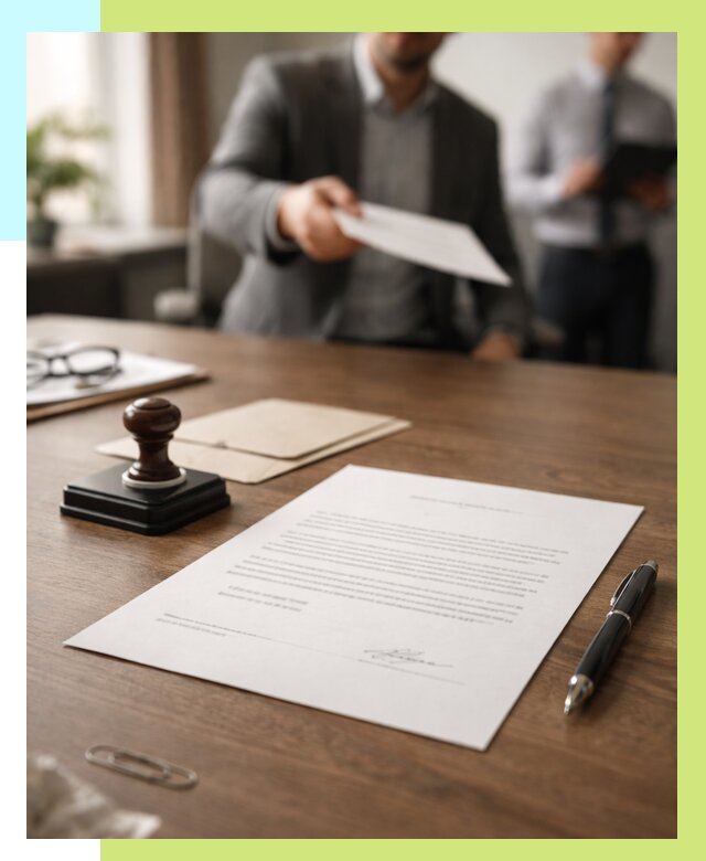 Отказное письмо по сертификации в Устях-Лабинске от 3576 р. | Алешин-Улб