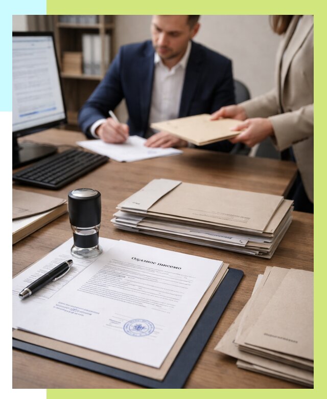 Отказное письмо для таможни в Устях-Лабинске от 3065 р, Алешин-Улб