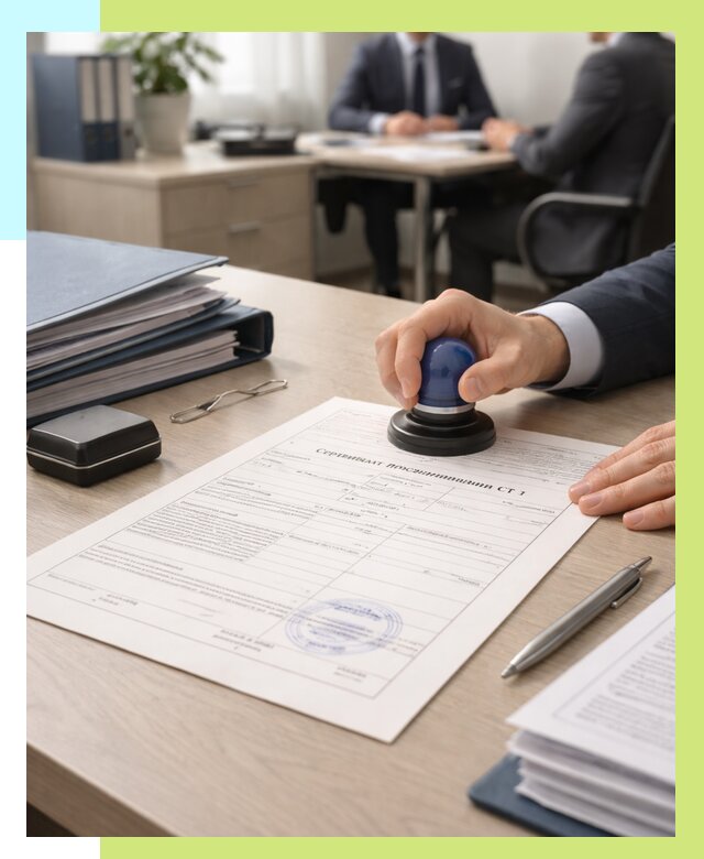 Сертификат происхождения СТ 1 в Устях-Лабинске от 4597 р. | Алешин-Улб