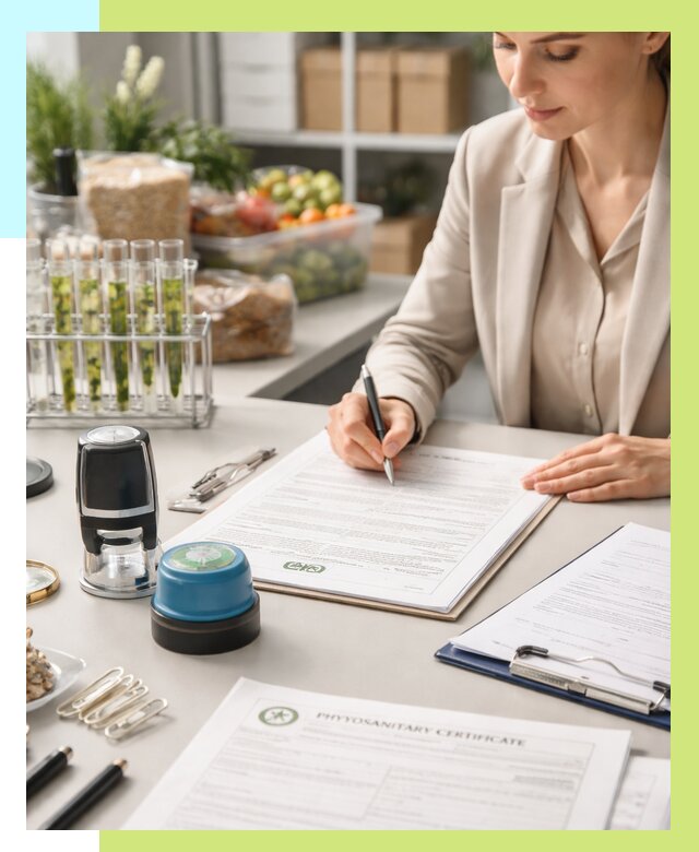 Фитосанитарный сертификат оформить в Устях-Лабинске от 4597 р. | Алешин-Улб