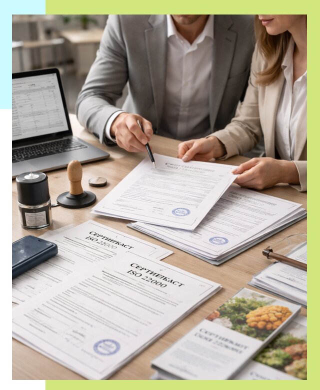 Сертификат ISO 22000 в Устях-Лабинске от 40864 р. под ключ | Алешин-Улб