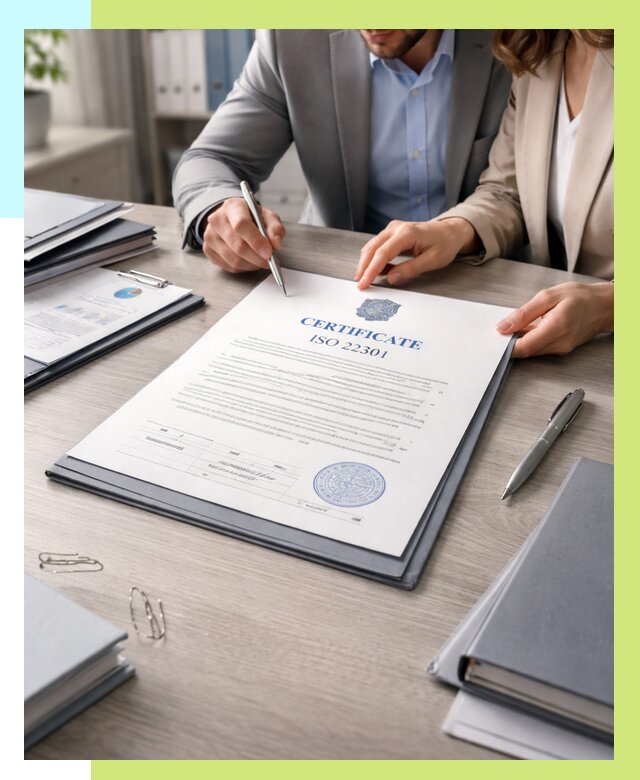 Сертификат ISO 22301 в Устях-Лабинске от 45972 р. | Алешин-Улб срочно