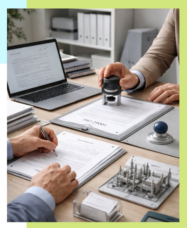 Сертификат ISO 29001 в Устях-Лабинске под ключ от 76620 р. | Алешин-Улб