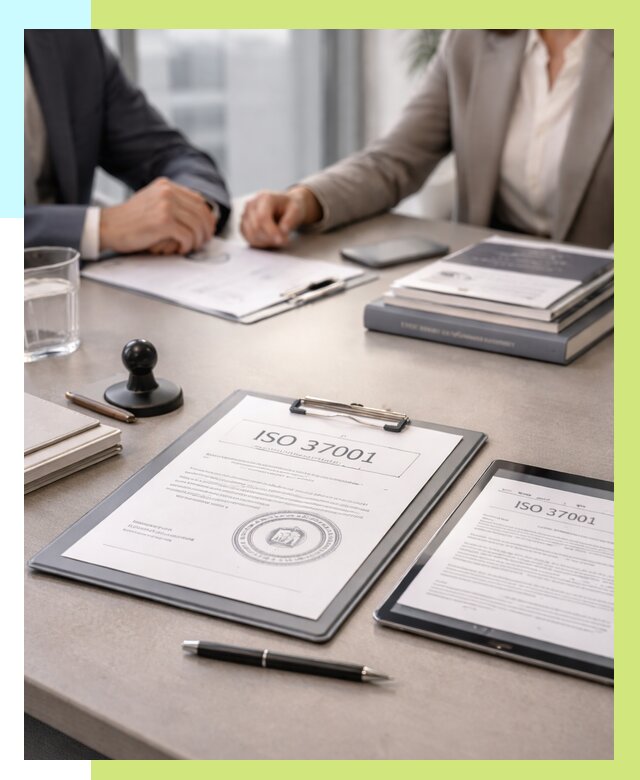 Сертификат ISO 37001 в Устях-Лабинске оформить от 122592 р. Алешин-Улб